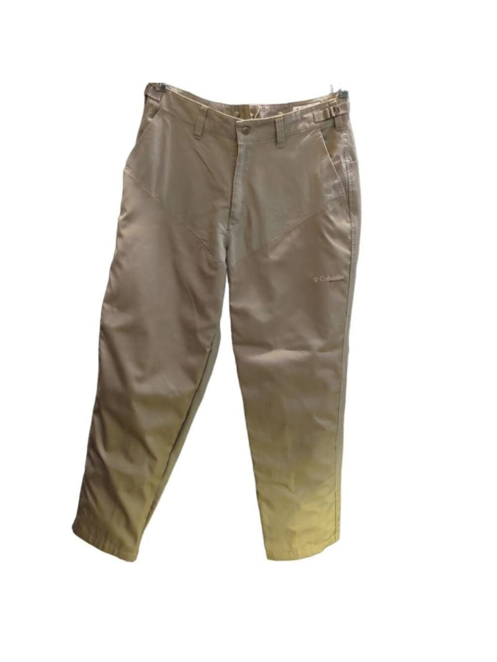 Columbia Performance Hunting Gear Men's Khaki Pants Adjustable Waist Size 38